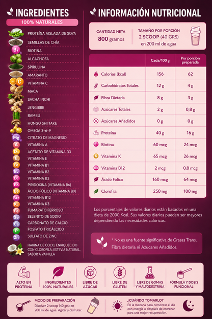Colágeno Vegano 800g